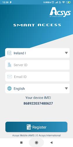 Acsys Mobile Application Captura de pantalla 1