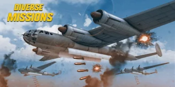 Wings of Heroes: plane games Ảnh chụp màn hình 2