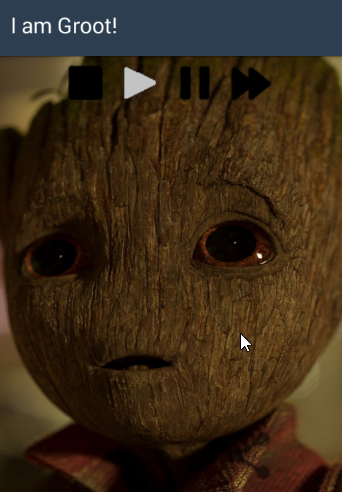 I am Groot Button Schermafbeelding 1