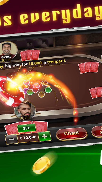 Teen Patti Gold - traditional online poker game Tangkapan skrin 1