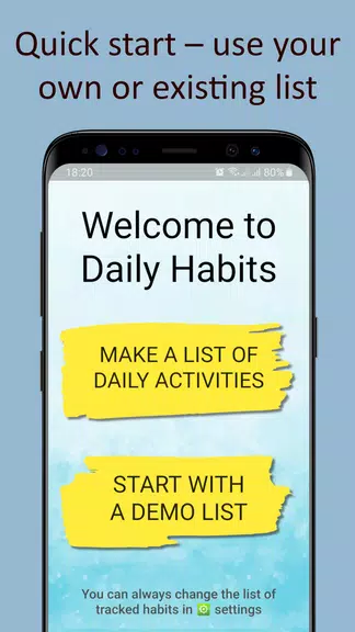 Daily activities tracker Скриншот 1