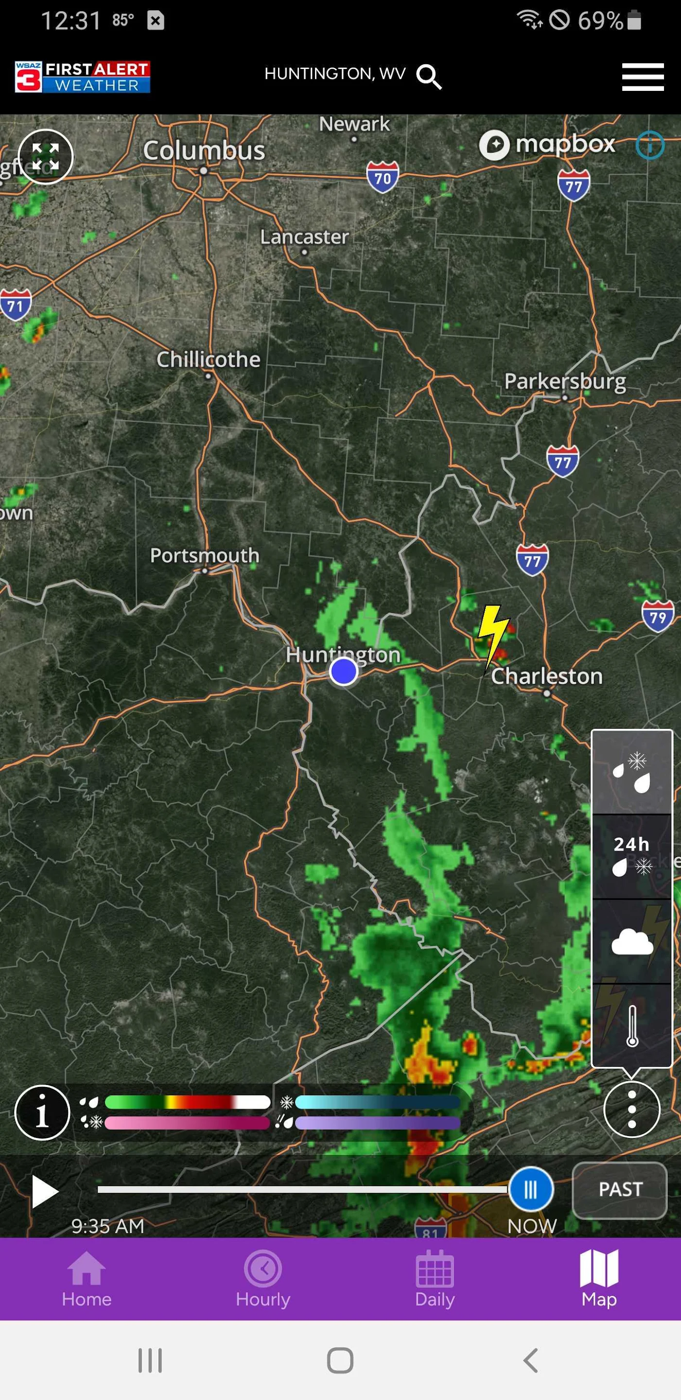 WSAZ First Alert Weather App Captura de pantalla 2