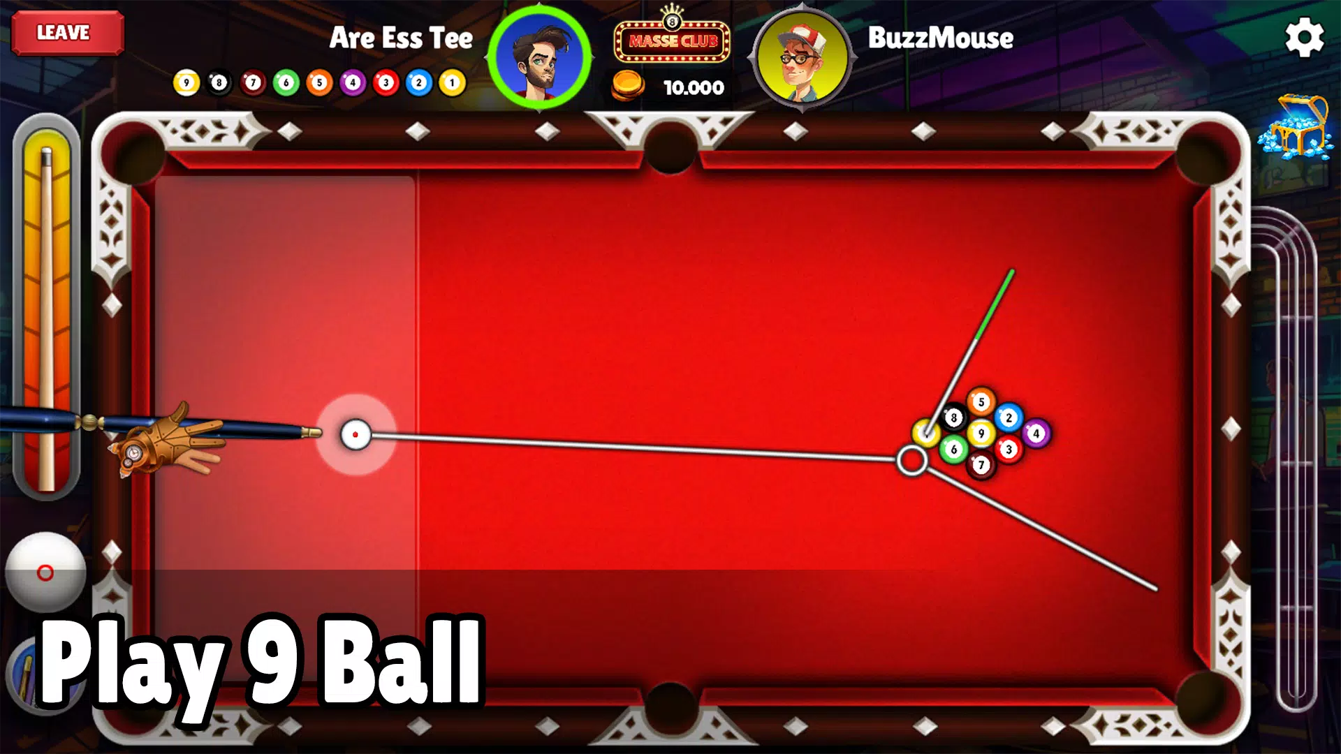 PoolStrike 8 ball pool offline Tangkapan skrin 1