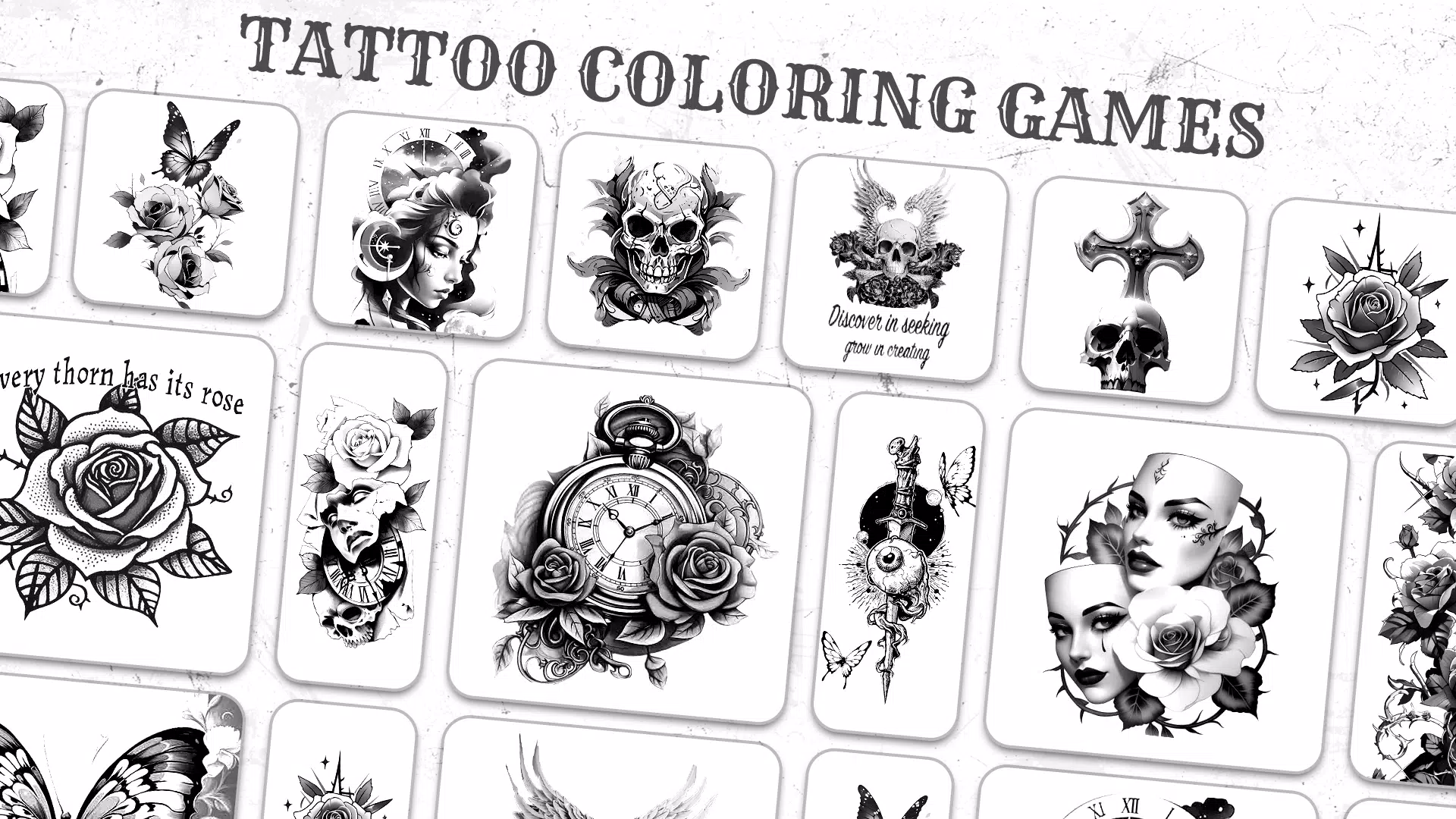 Tattoo Coloring games Schermafbeelding 1