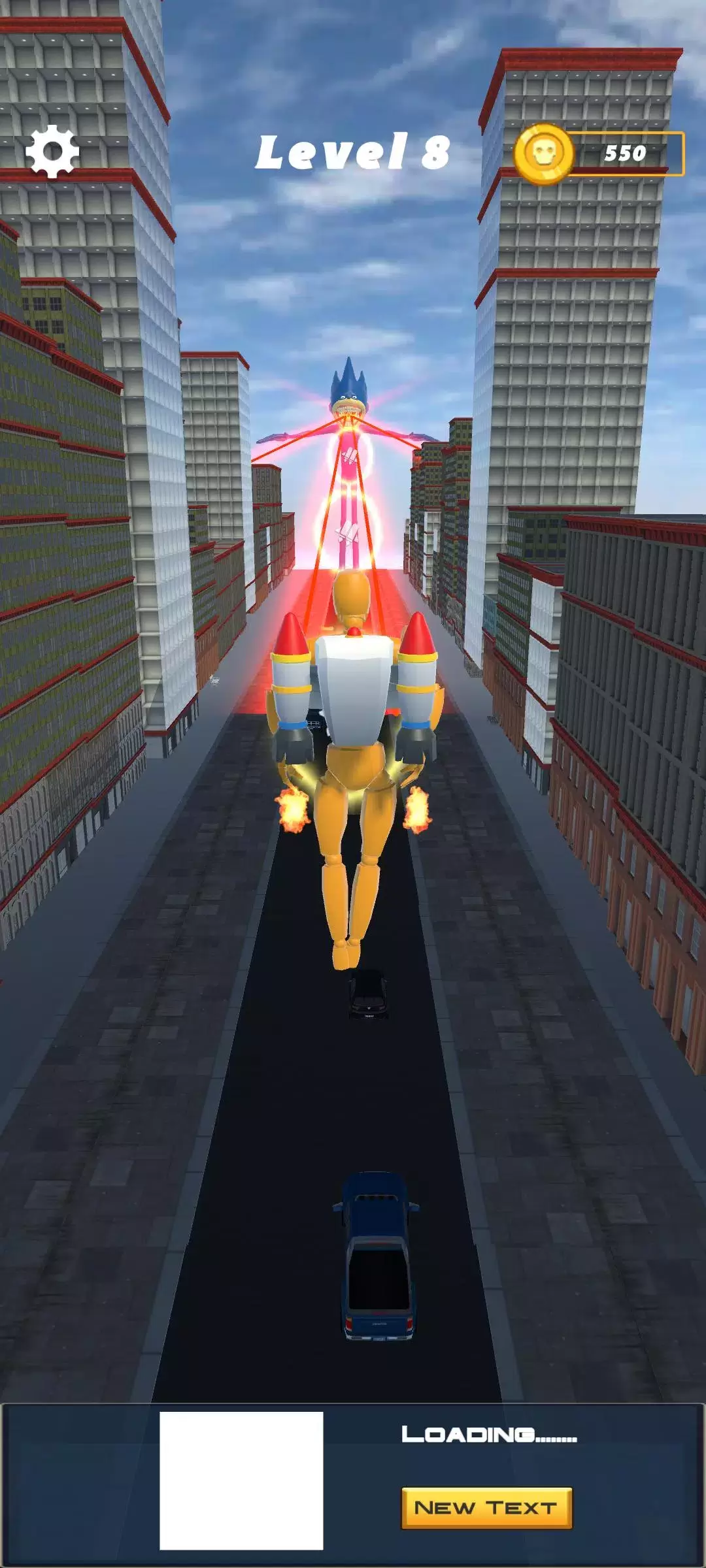 Jetpack Ragdoll: Fly Adventure Captura de pantalla 1