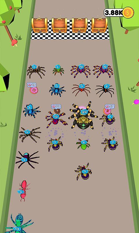 Merge Ants: Underground Battle Ảnh chụp màn hình 2