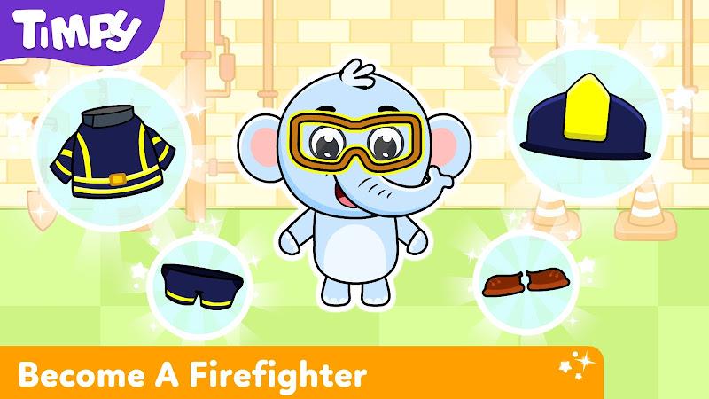 Timpy Kids Firefighter Games Screenshot 2