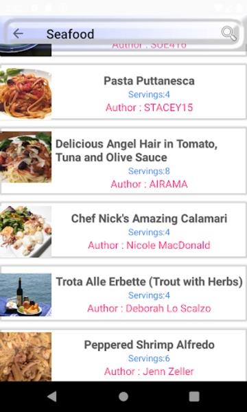 Italian Meal Recipes Screenshot 1