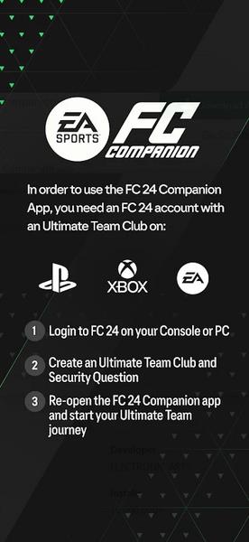 EA SPORTS™ FC 24 Companion應用截圖第0張