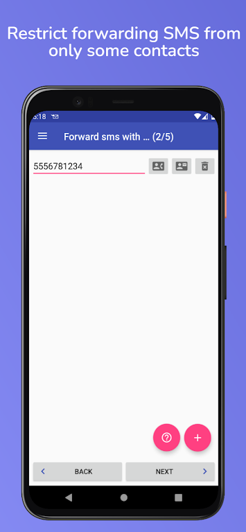 Auto forward SMS to PC / Phone Screenshot 2