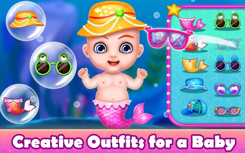 Mermaid Game: Newborn,Pregnant Captura de tela 3