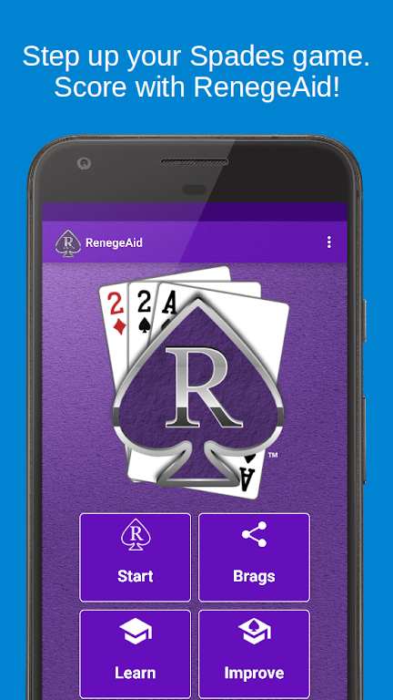 RenegeAid Spades Score App Captura de pantalla 0