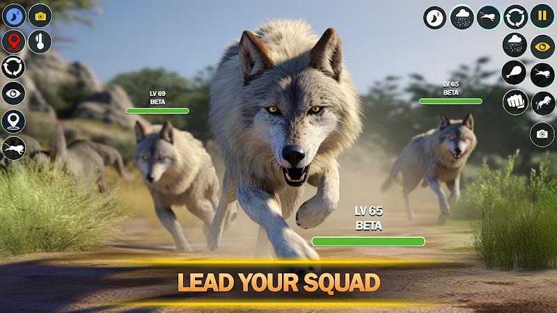 Wolf Simulator: Wild Wolf Game Capture d'écran 0