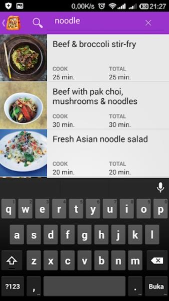 Asian Recipes Screenshot 2