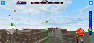 Indian Kite Flying 3D Schermafbeelding 0