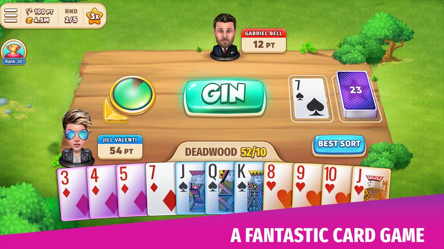 Gin Rummy Stars - Card Game Screenshot 0