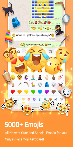 Facemoji输入法 - 表情符号、DIY键盘主题、表情包应用截图第2张