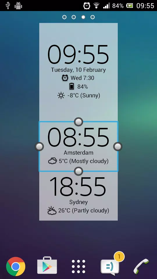 Digital Clock & Weather Widget应用截图第3张