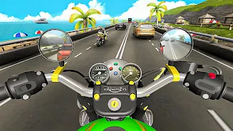 Racing In Moto: Traffic Race Скриншот 3