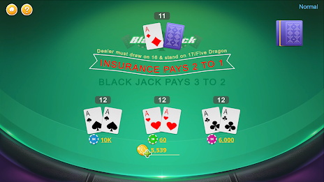 Blackjack - Casino World應用截圖第2張