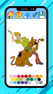 Scooby coloring doo cartoon ga Screenshot 3