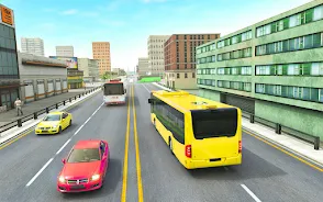 Bus Driving Sim- 3D Bus Games Tangkapan skrin 3