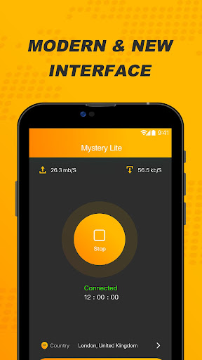 Mystery VPN - Safe & Unlimited Captura de pantalla 1