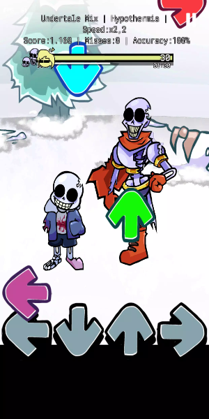 FNF Undertale Mix Door Lore Screenshot 1