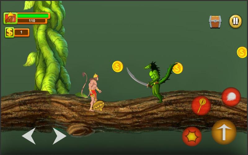 Hanuman Adventure Indian game Captura de pantalla 2