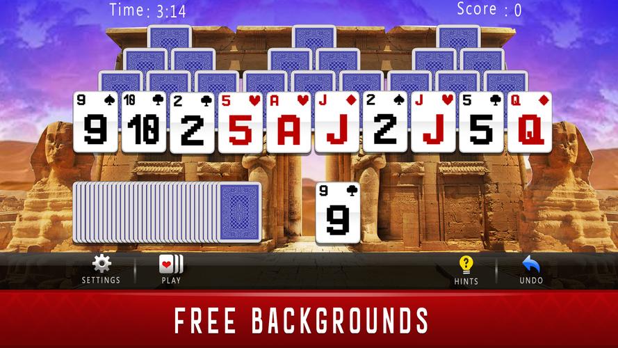 TriPeaks Solitaire Classic 스크린샷 1