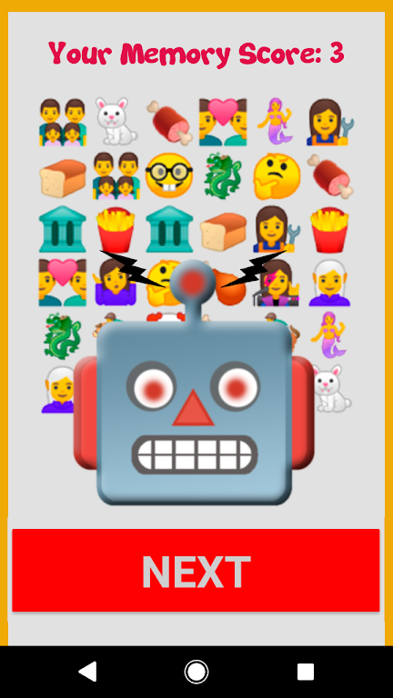 Emoji Memory Match Game Screenshot 2