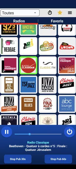 Radios Françaises ภาพหน้าจอ 1