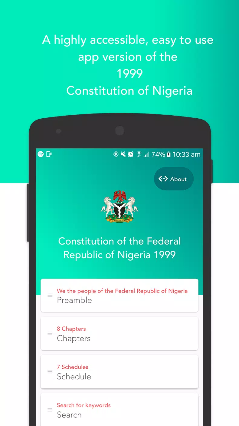 Schermata The Nigerian Constitution 1999 0