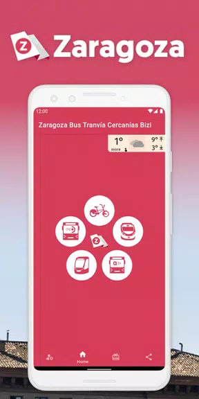 Zaragoza Bus Tranvía Cercanías Screenshot 0