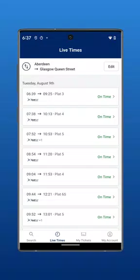ScotRail Train Times & Tickets應用截圖第3張