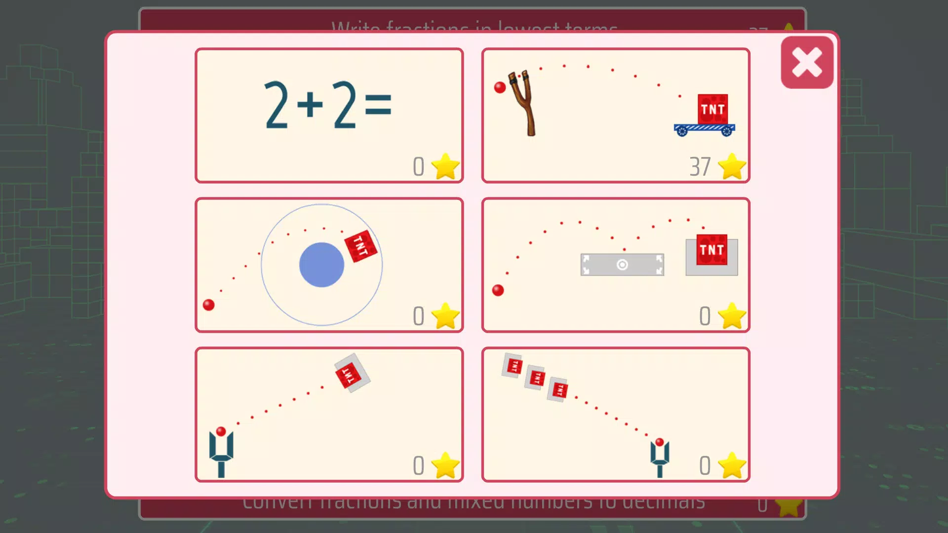 Fractions and mixed numbers Ekran Görüntüsü 1