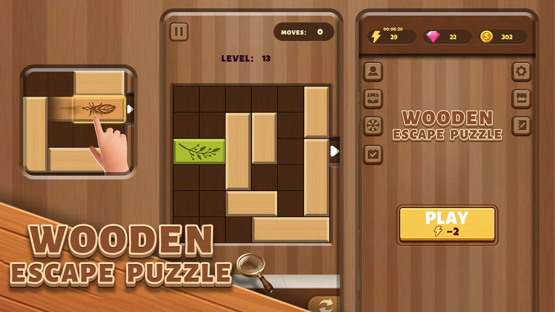 Wooden Escape Puzzle Screenshot 0