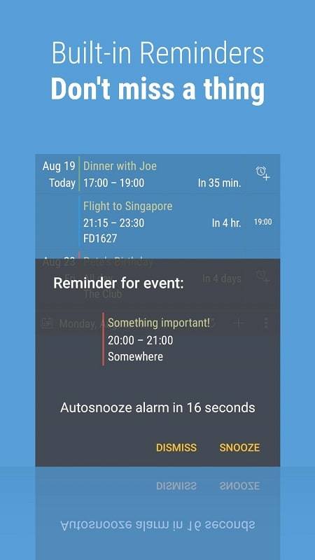 Calendar Widget: Month/Agenda应用截图第1张