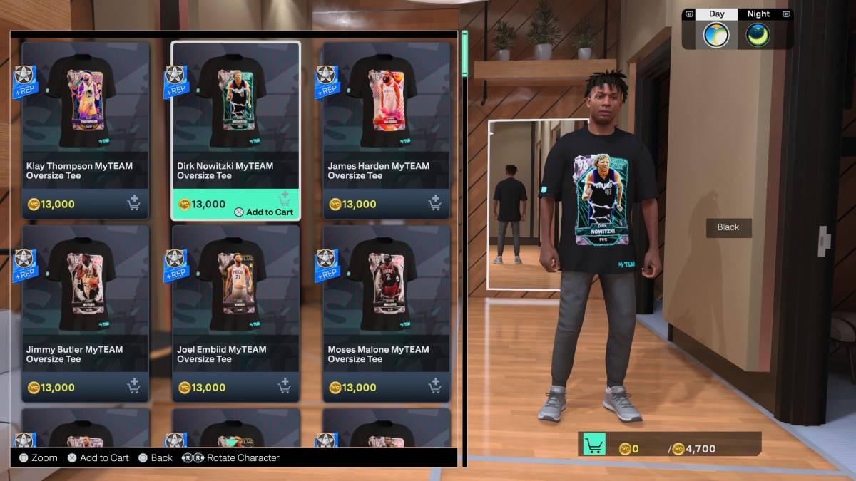 Vista e ganhe roupas de quarta -feira na NBA 2K25.