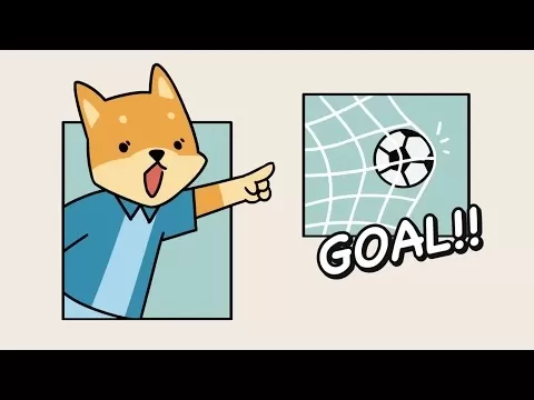 Pup Champs gameplay screenshot featuring adorable soccer-playing dogs