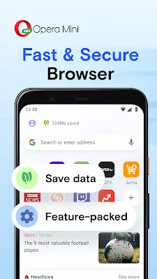 Webbrowser Opera Mini Screenshot 0