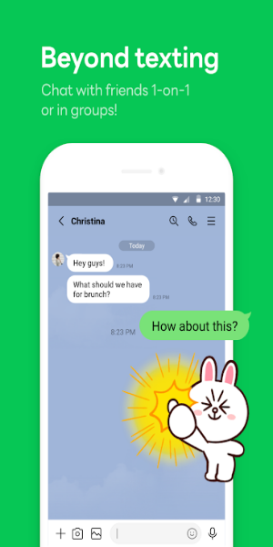 LINE: 通话与消息