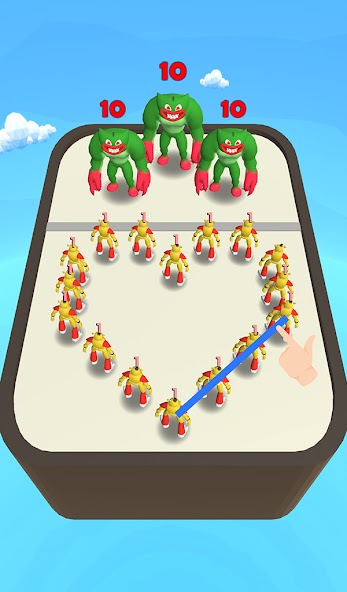 Merge Monster: Frog Evolution Mod স্ক্রিনশট 0