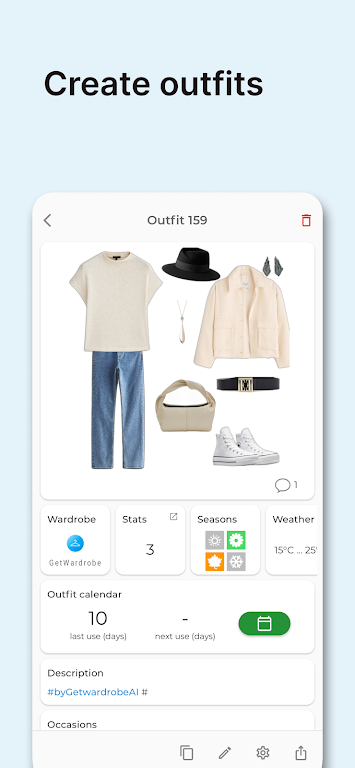 GetWardrobe Outfit Maker ဖန်သားပြင်ဓာတ်ပုံ 0