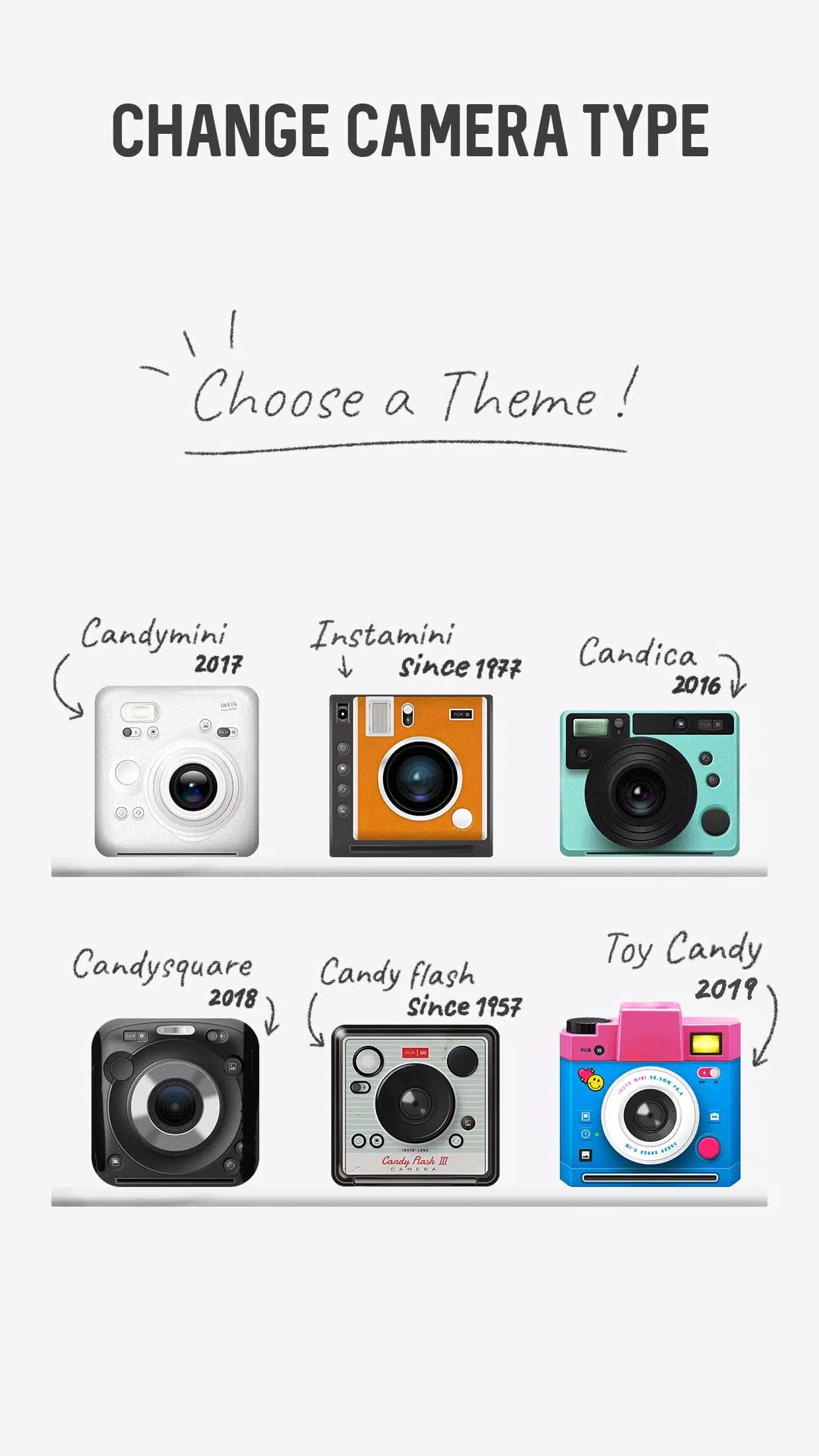 InstaMini - Instant Cam, Retro Screenshot 1