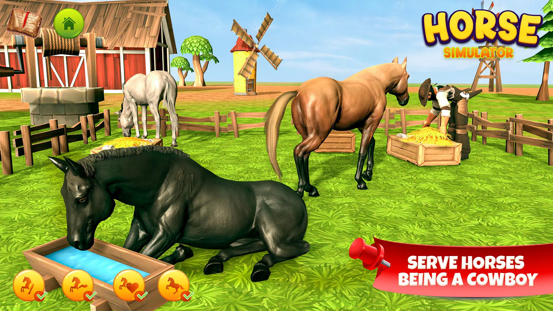 Horse Simulator Family Game 3D Captura de pantalla 1