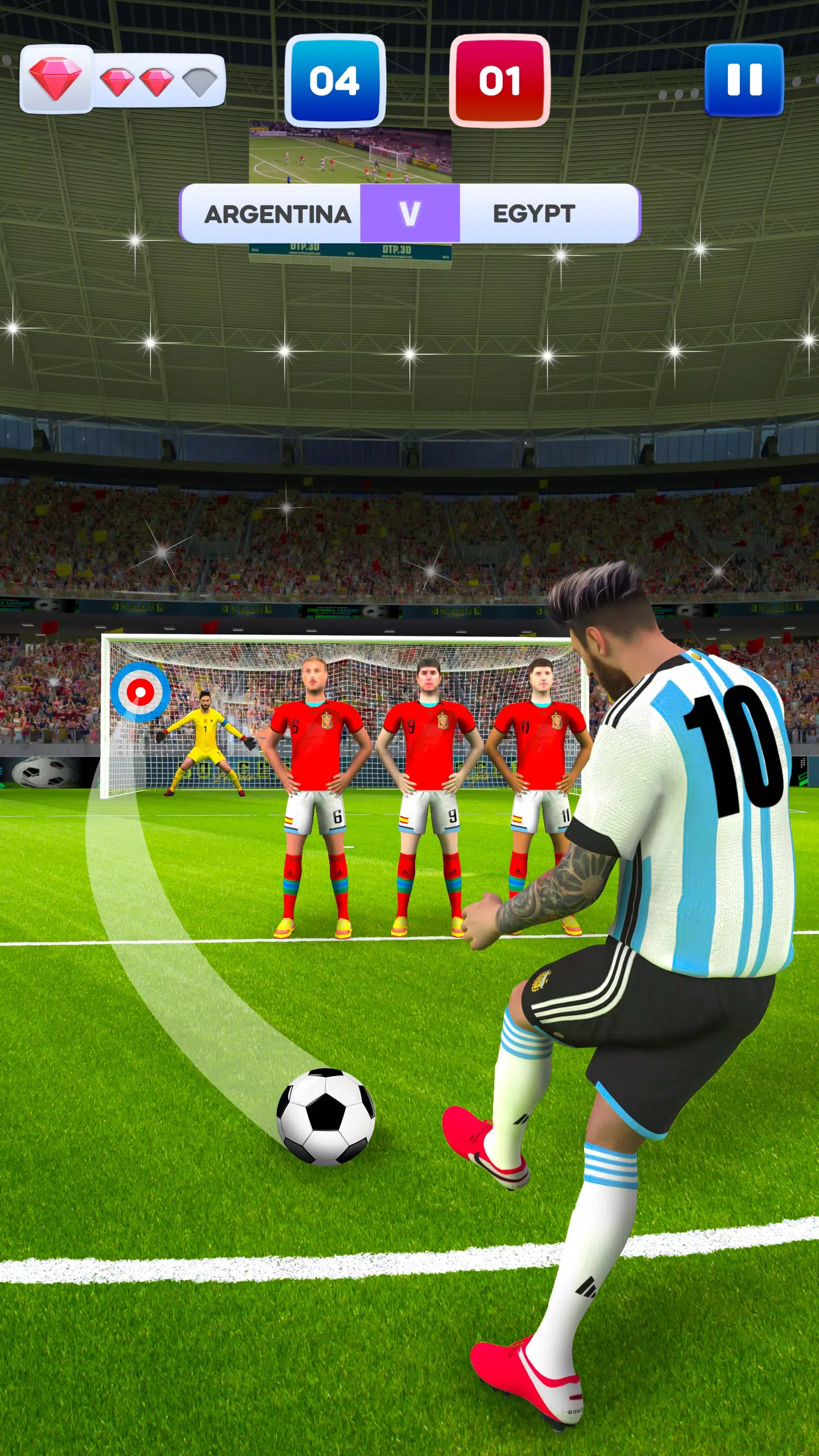 Soccer Star - Football Games ဖန်သားပြင်ဓာတ်ပုံ 2