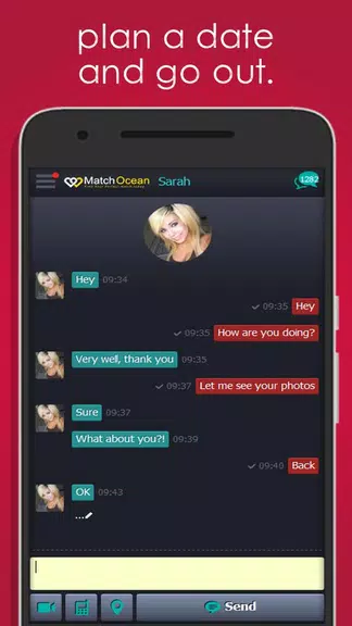 Free Dating App & Flirt Chat - MatchOcean Zrzut ekranu 1