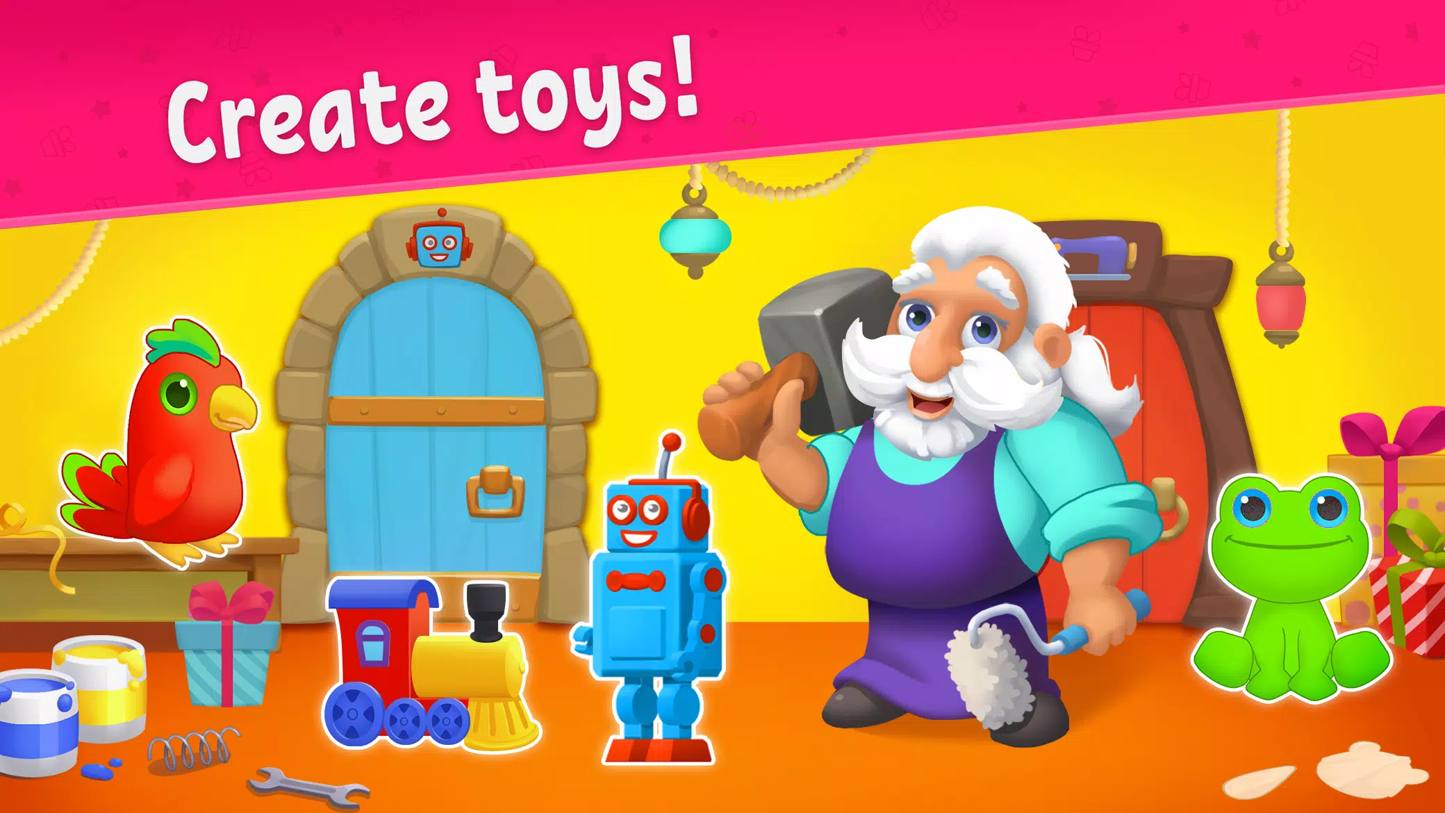 Toy maker, factory: kids games 스크린샷 0