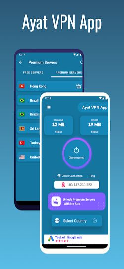 Ayat VPN | Secure VPN Proxy ဖန်သားပြင်ဓာတ်ပုံ 0